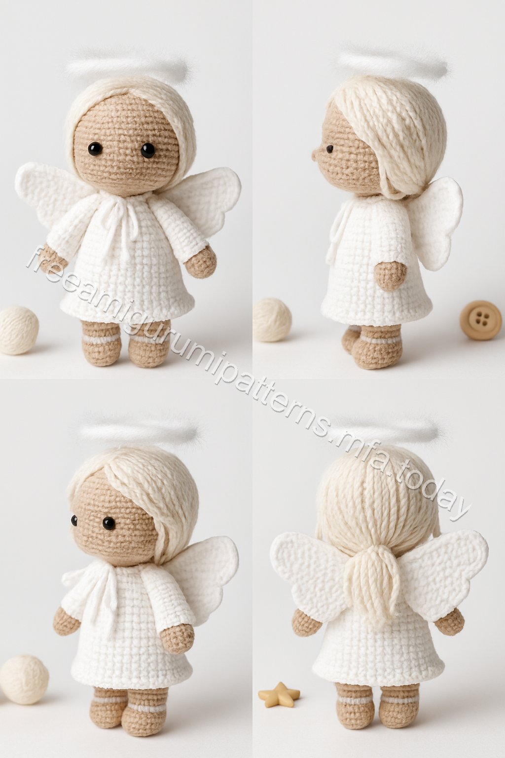 Amigurumi Christmas Angel Baby Free Pattern