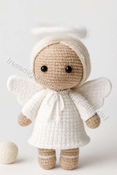 Amigurumi Christmas Angel Baby Free Pattern - angel-q1p1.jpg