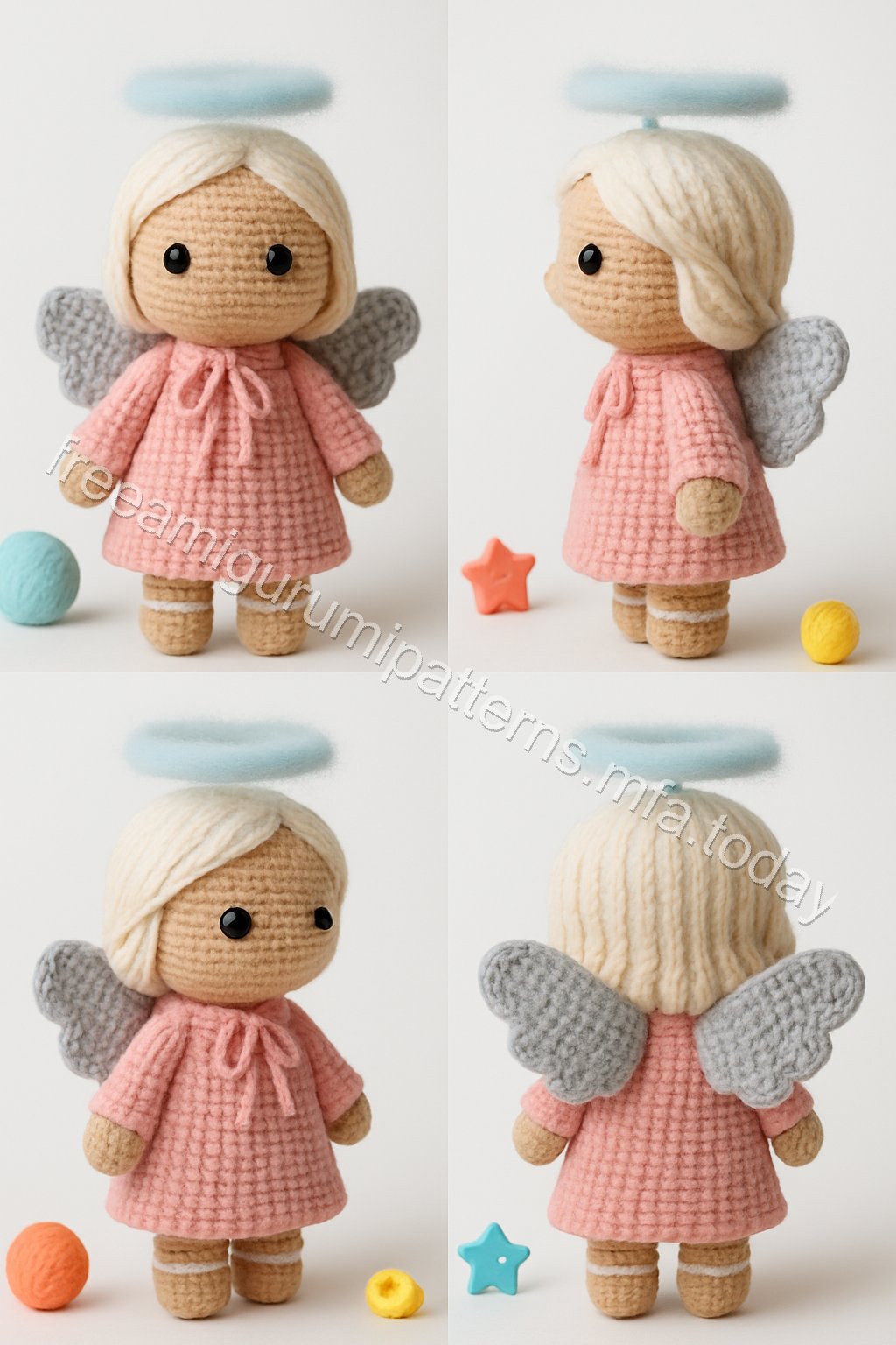 Amigurumi Christmas Angel Baby Free Pattern
