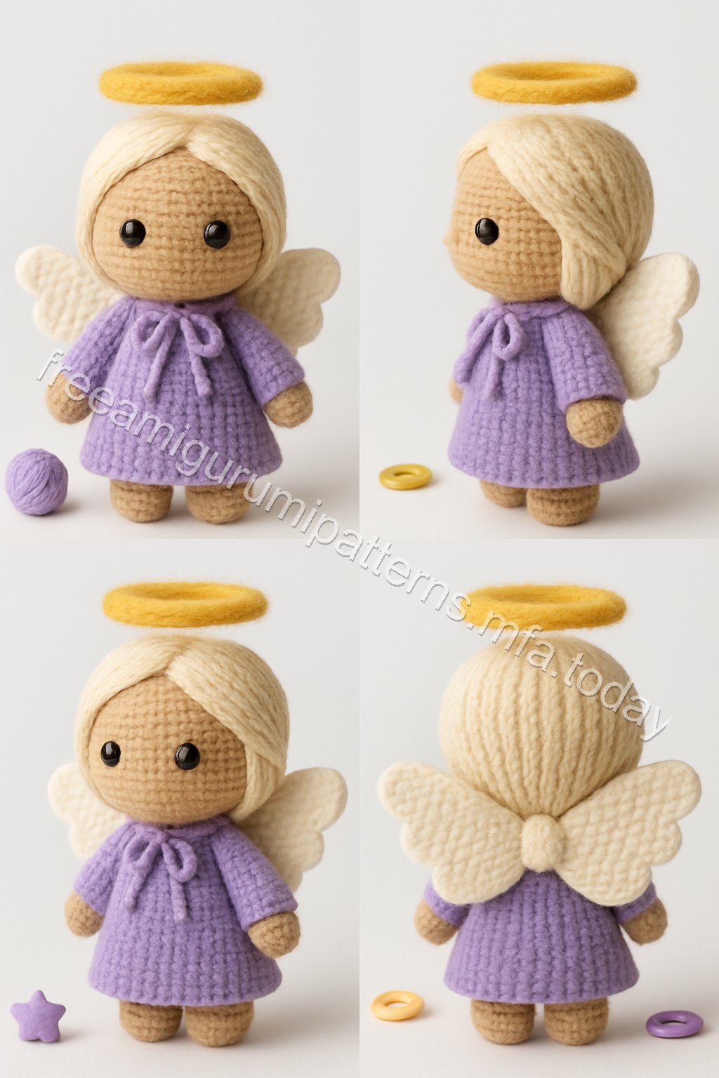 Amigurumi Christmas Angel Baby Free Pattern