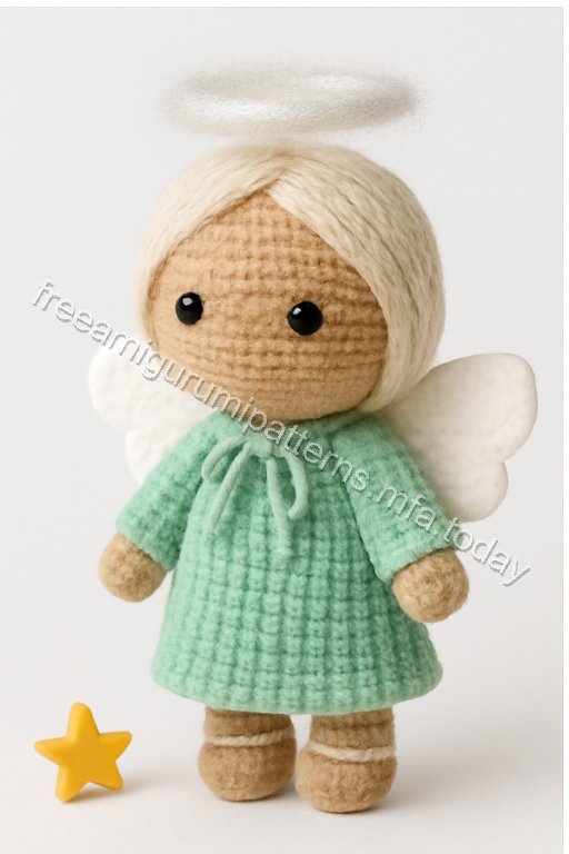 Amigurumi Christmas Angel Baby Free Pattern