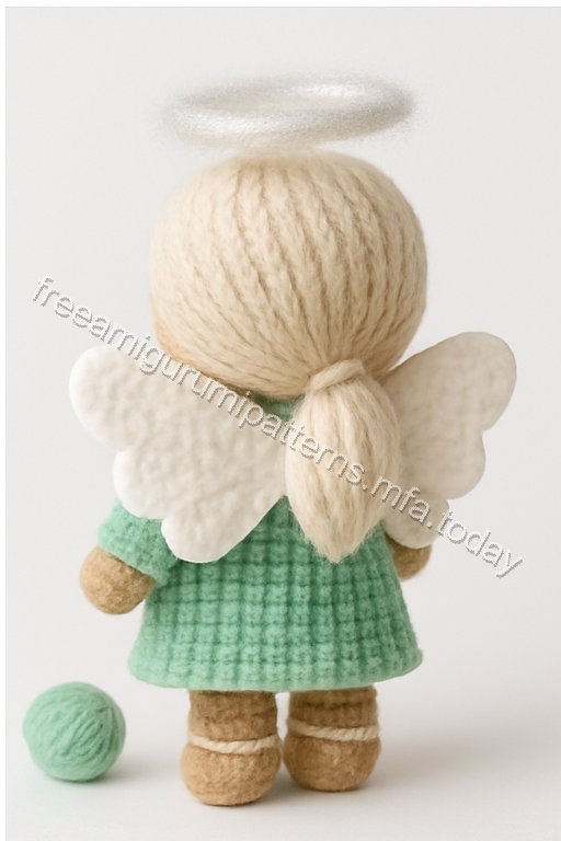 Amigurumi Christmas Angel Baby Free Pattern