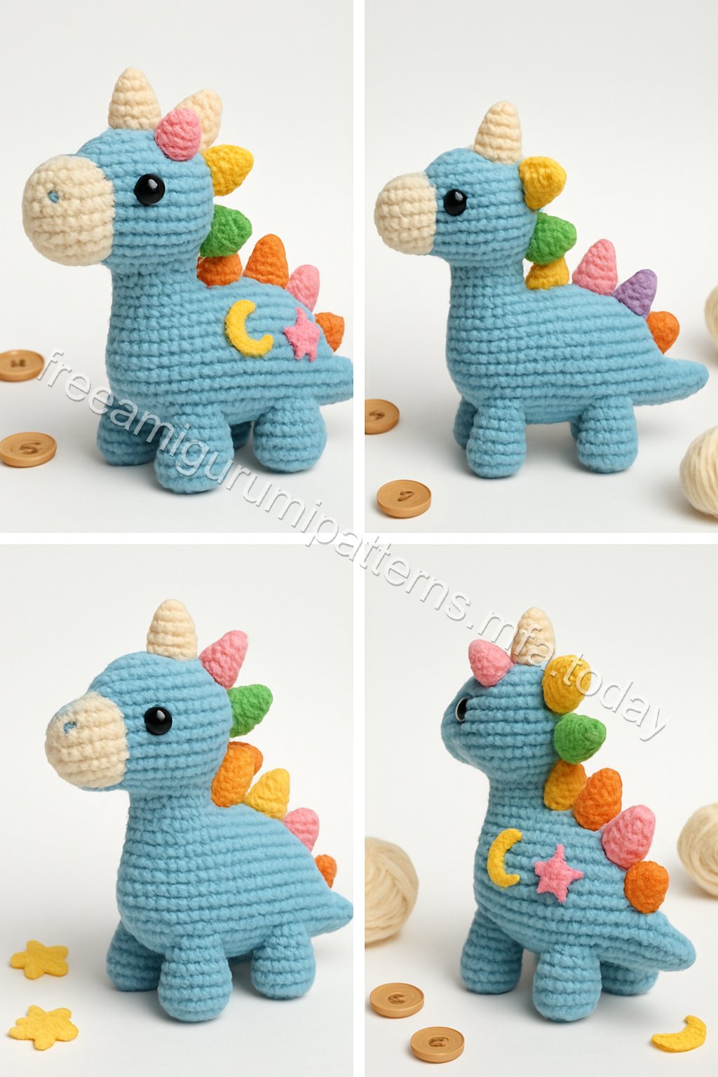 Amigurumi Brontosaurus Free Pattern