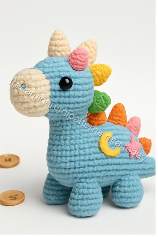Amigurumi Brontosaurus Free Pattern