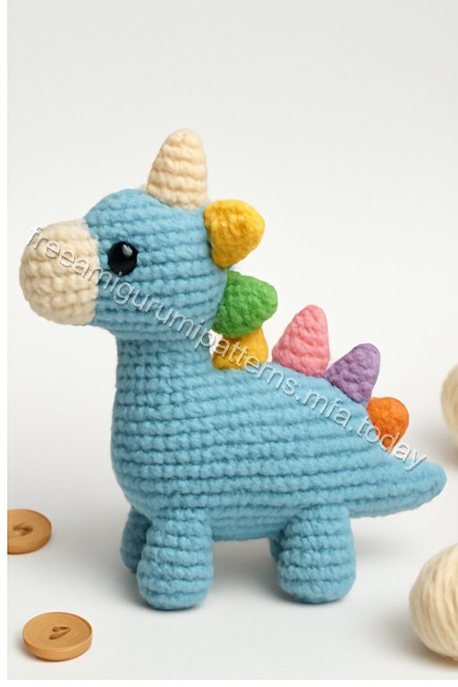 Amigurumi Brontosaurus Free Pattern