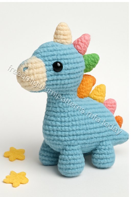 Amigurumi Brontosaurus Free Pattern