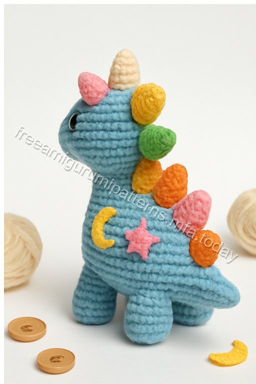 Amigurumi Brontosaurus Free Pattern