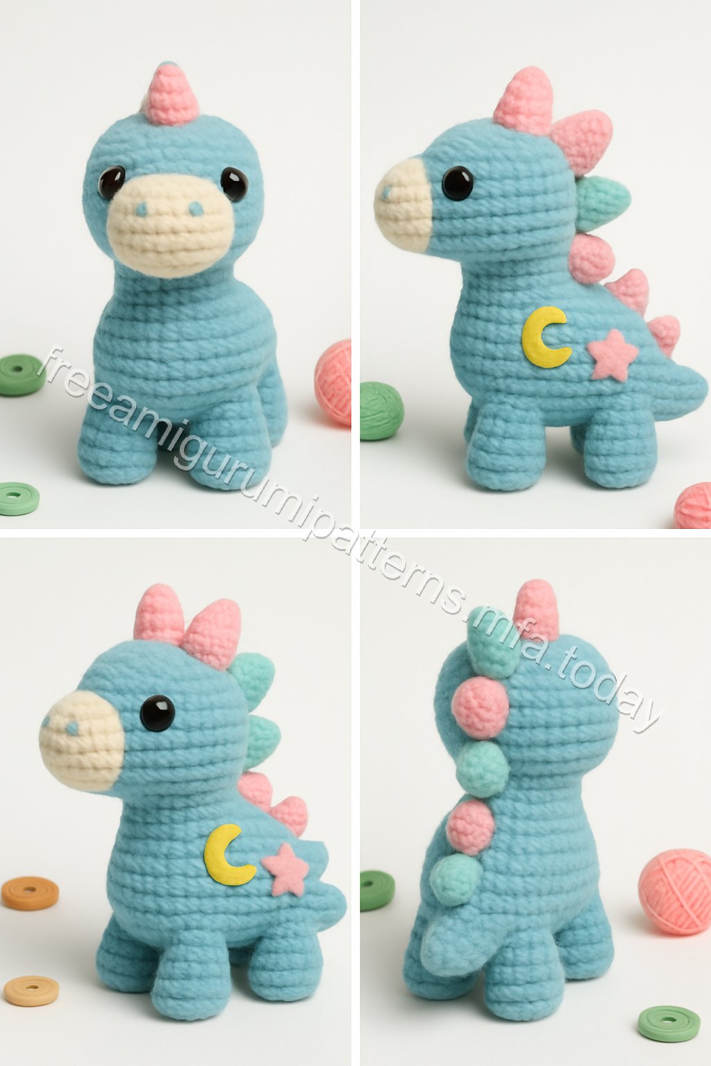 Amigurumi Brontosaurus Free Pattern
