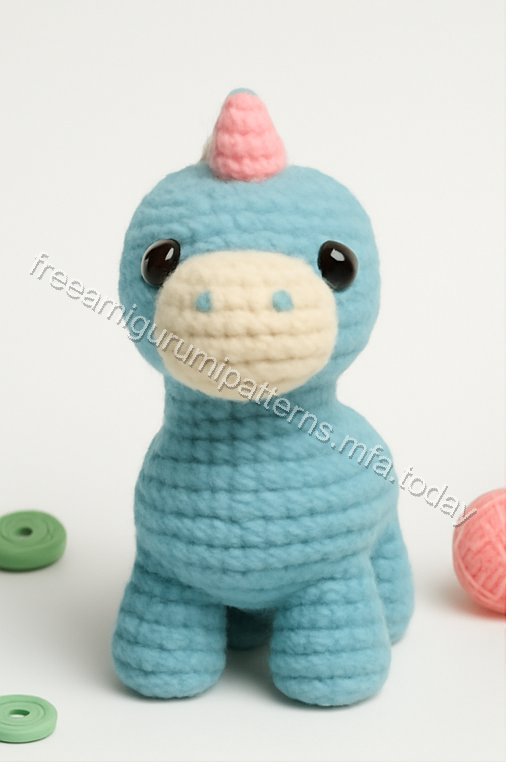Amigurumi Brontosaurus Free Pattern