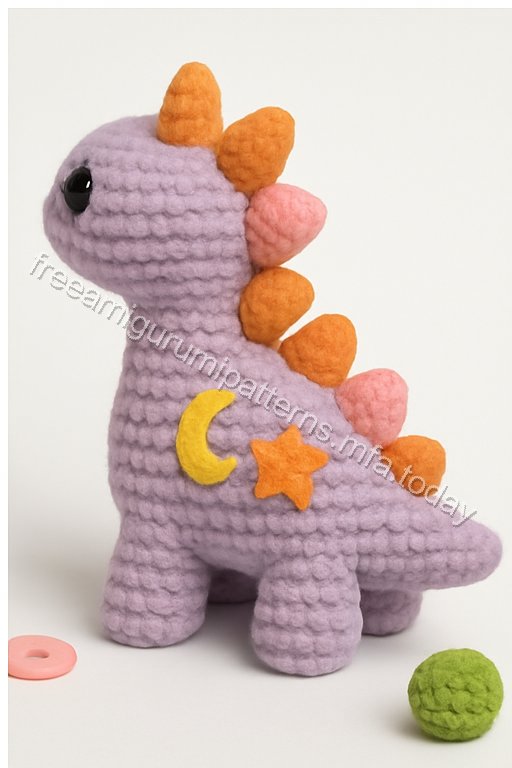 Amigurumi Brontosaurus Free Pattern