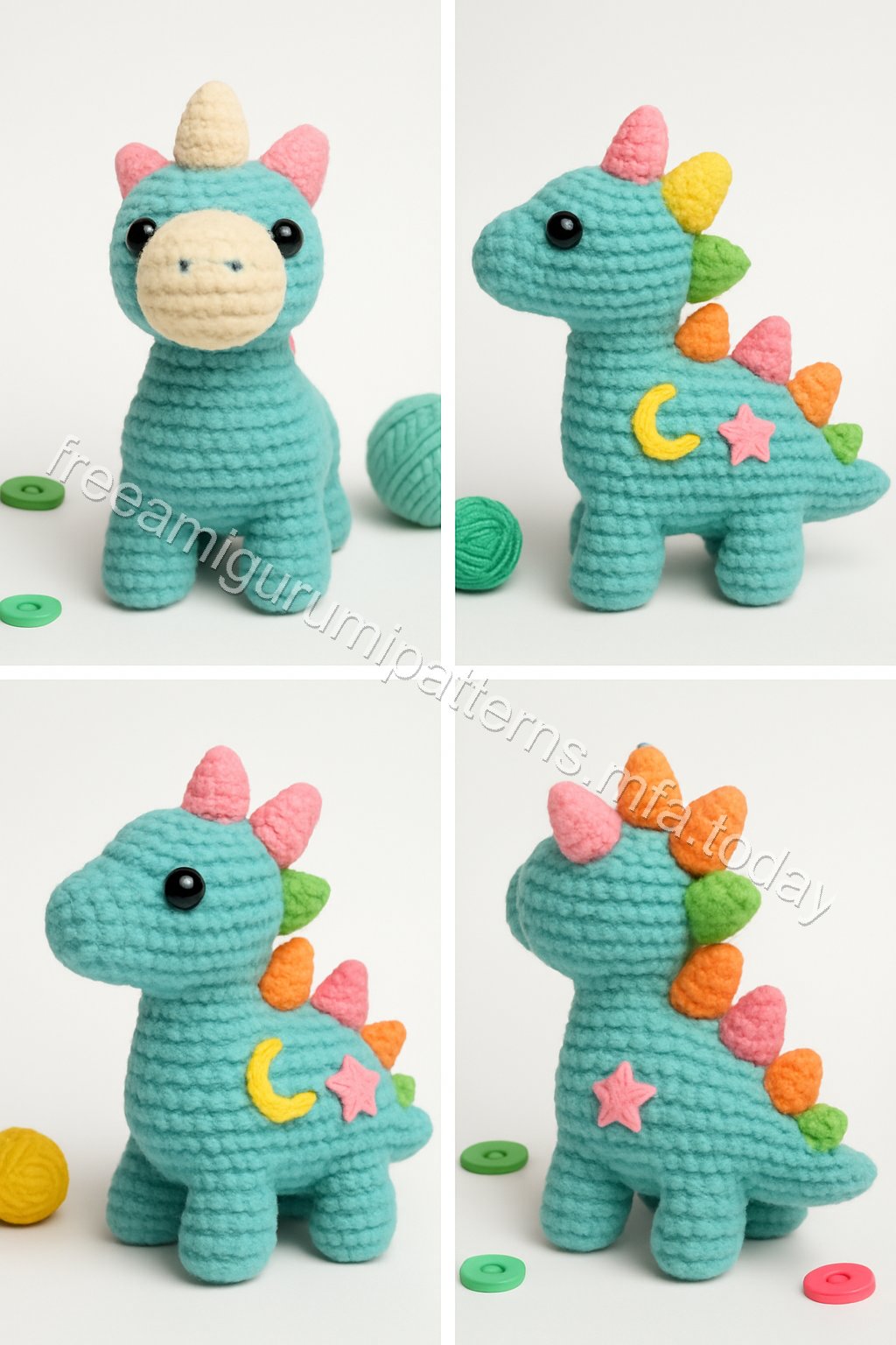 Amigurumi Brontosaurus Free Pattern