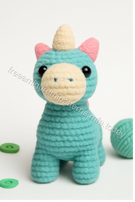 Amigurumi Brontosaurus Free Pattern