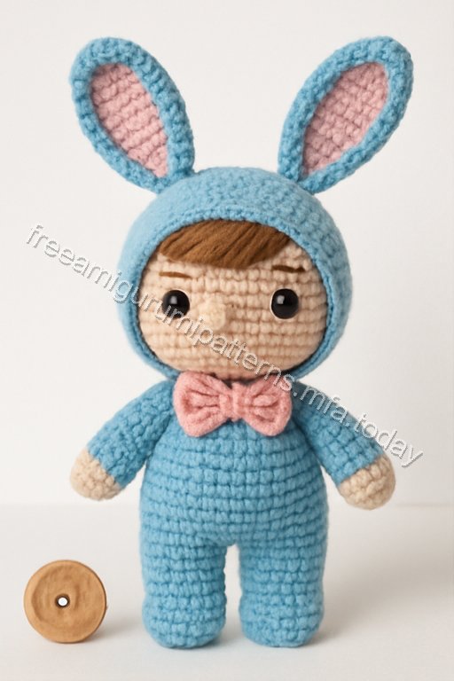 Amigurumi Springtime Bunny Boy Free Pattern