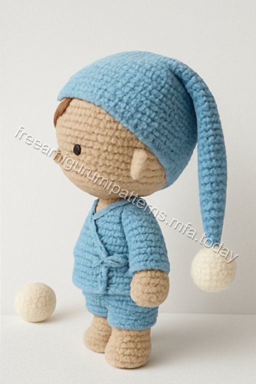 Amigurumi Sleeping Baby Boy Bunny Free Pattern