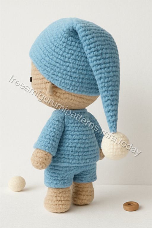 Amigurumi Sleeping Baby Boy Bunny Free Pattern
