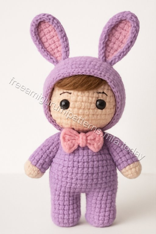 Amigurumi Springtime Bunny Boy Free Pattern