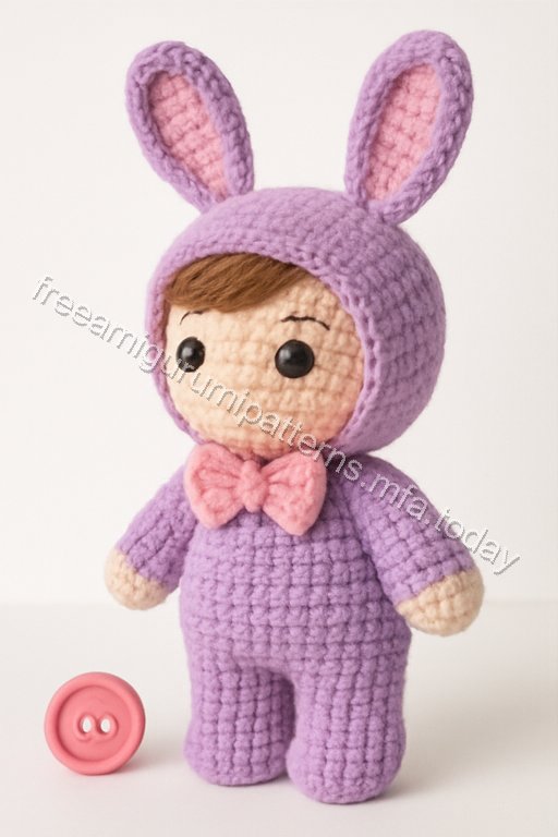 Amigurumi Springtime Bunny Boy Free Pattern