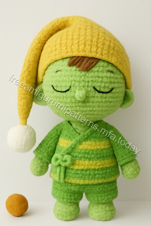 Amigurumi Sleeping Baby Boy Bunny Free Pattern