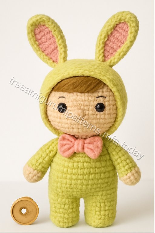 Amigurumi Springtime Bunny Boy Free Pattern