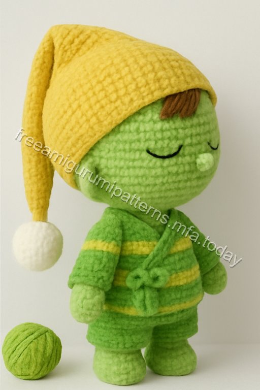 Amigurumi Sleeping Baby Boy Bunny Free Pattern