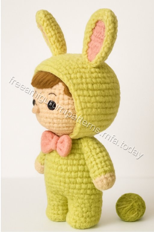 Amigurumi Springtime Bunny Boy Free Pattern
