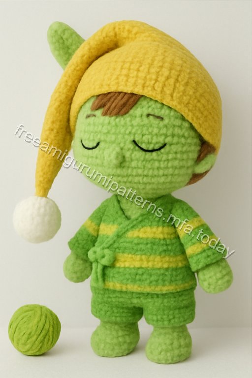 Amigurumi Sleeping Baby Boy Bunny Free Pattern