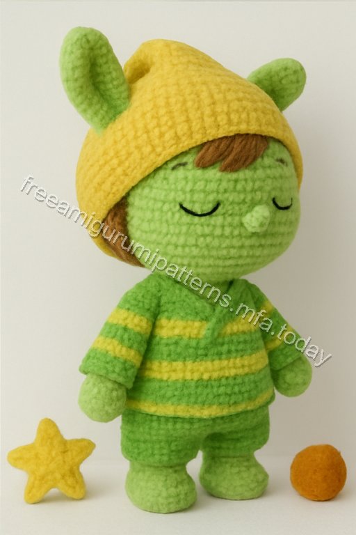 Amigurumi Sleeping Baby Boy Bunny Free Pattern