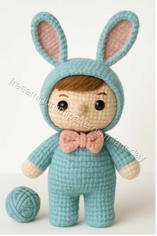 Amigurumi Springtime Bunny Boy Free Pattern