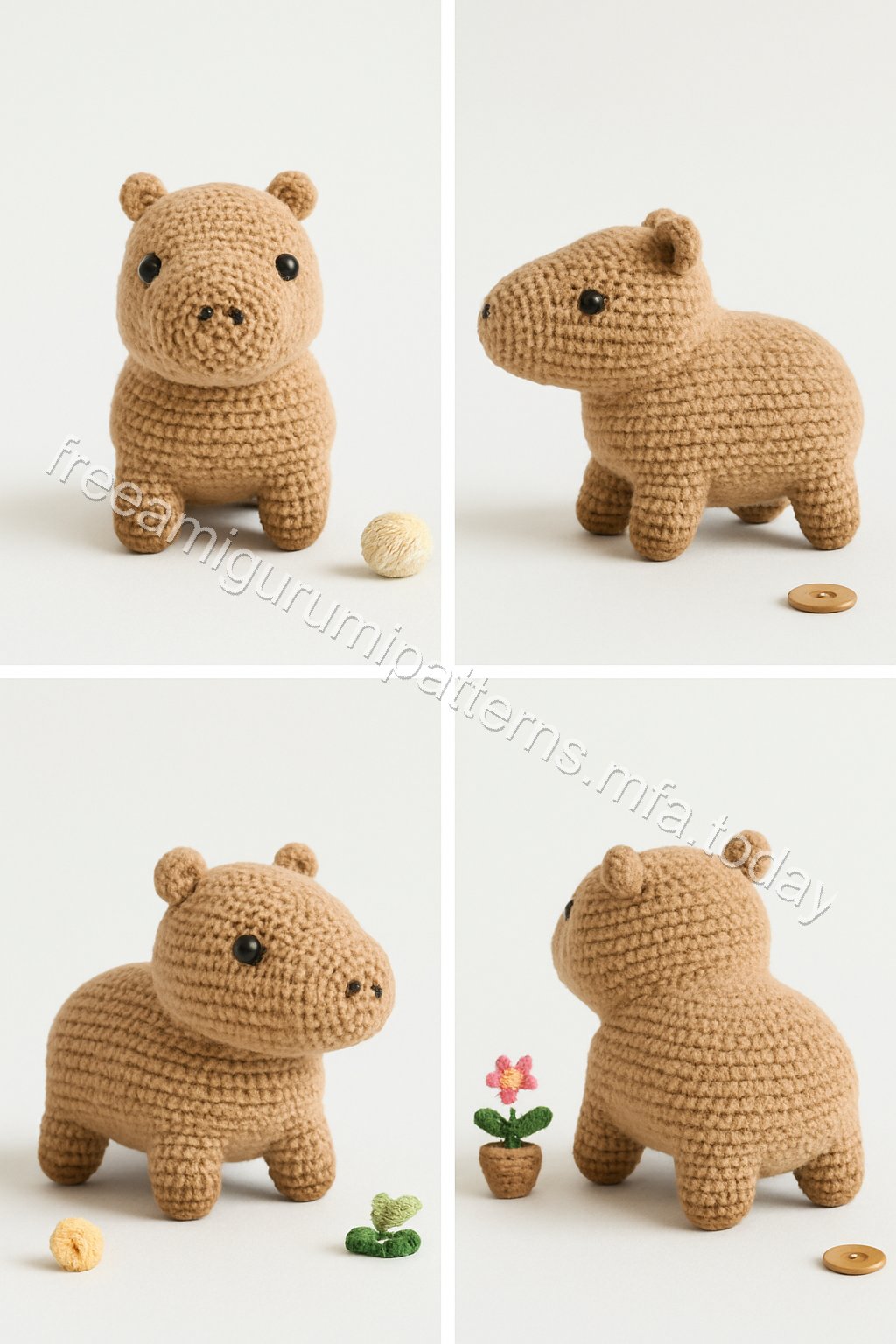Amigurumi Capybara Free Pattern