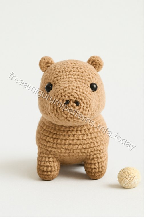 Amigurumi Capybara Free Pattern