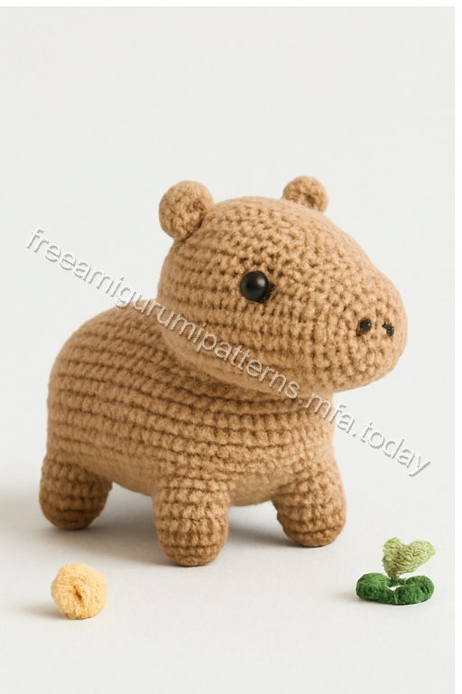 Amigurumi Capybara Free Pattern