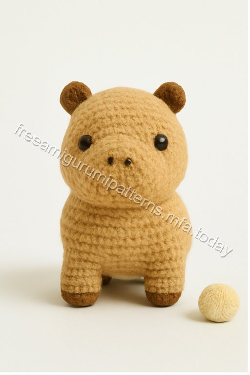 Amigurumi Capybara Free Pattern