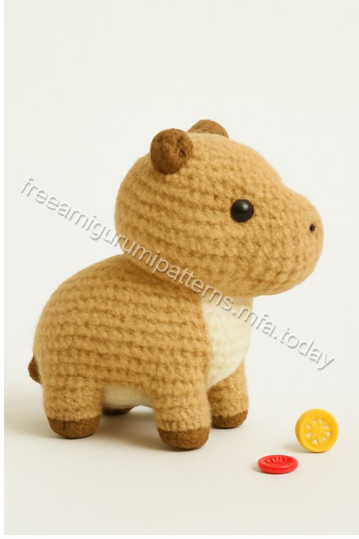 Amigurumi Capybara Free Pattern