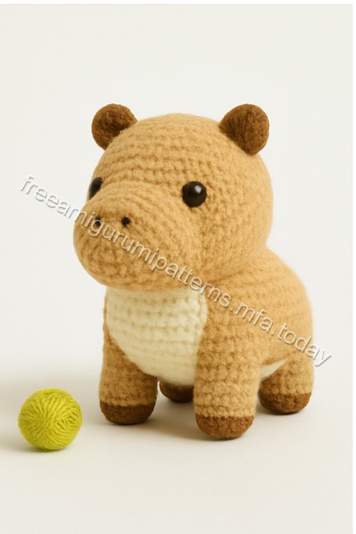Amigurumi Capybara Free Pattern