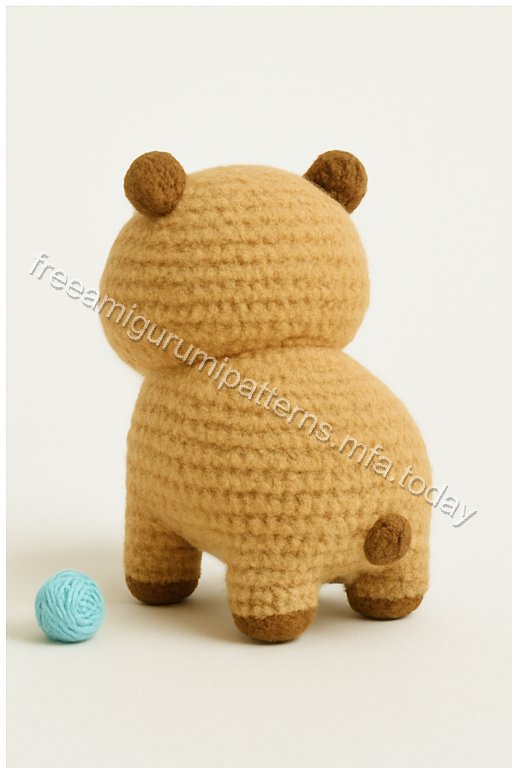 Amigurumi Capybara Free Pattern