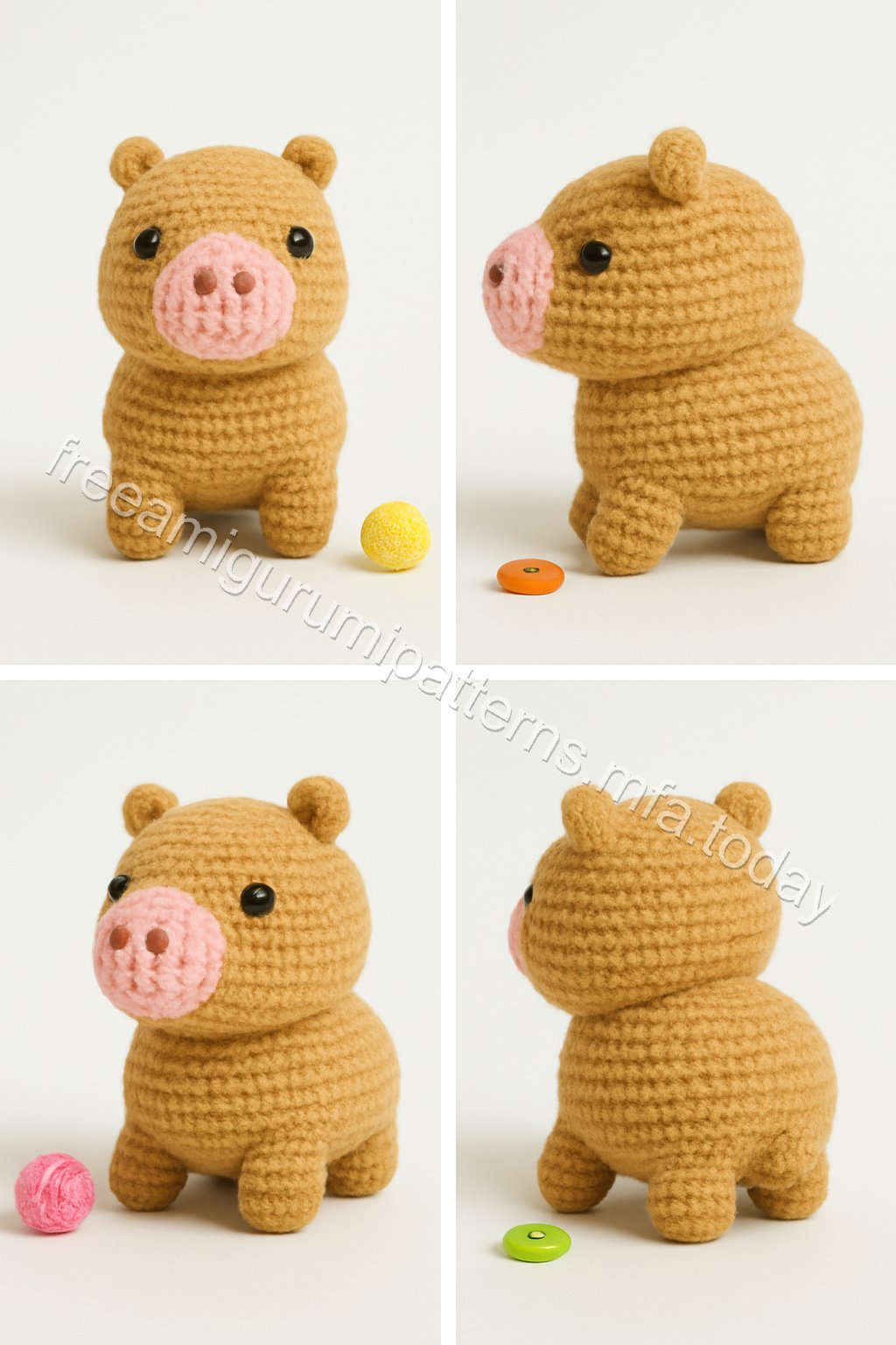 Amigurumi Capybara Free Pattern