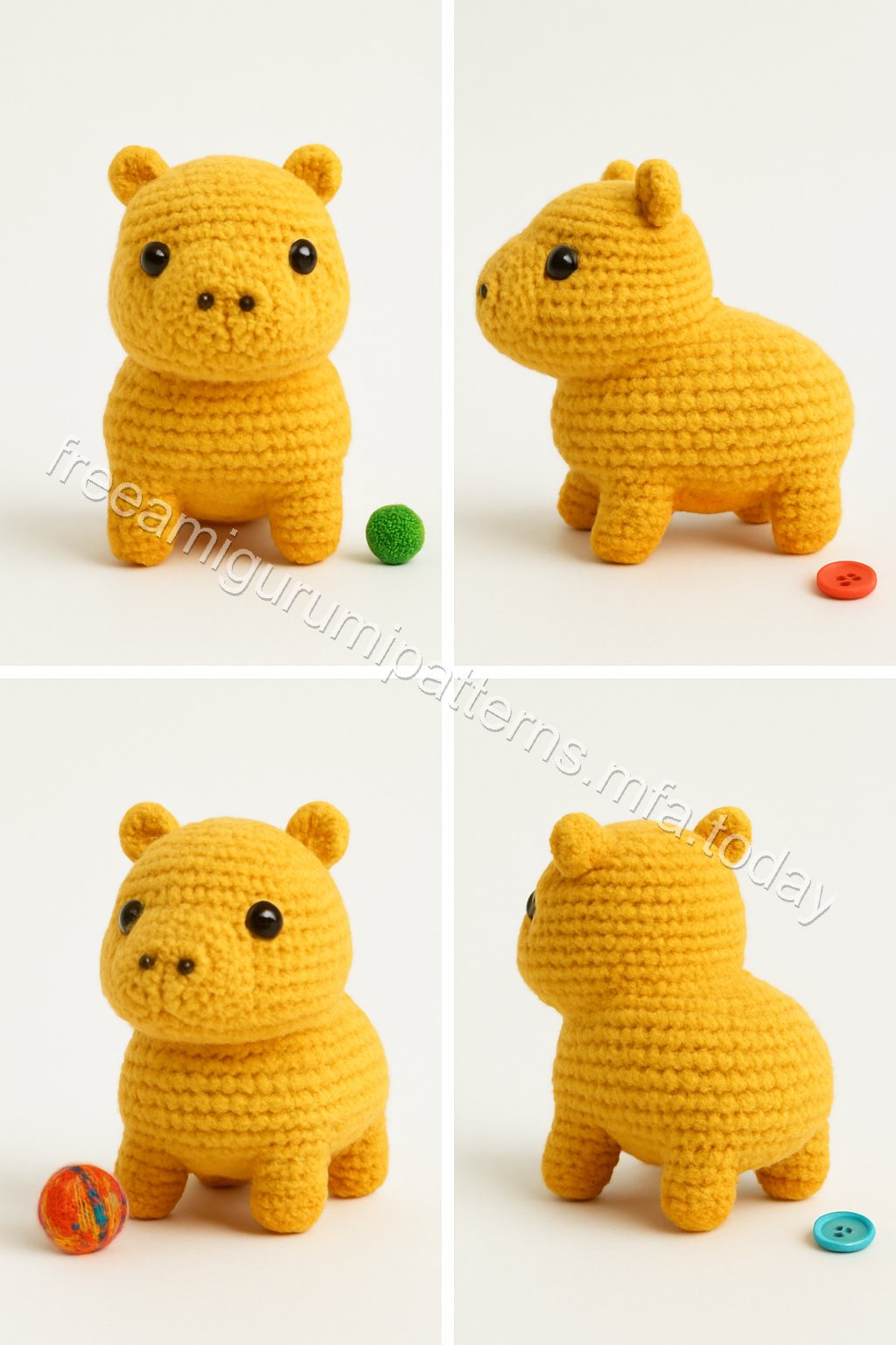 Amigurumi Capybara Free Pattern