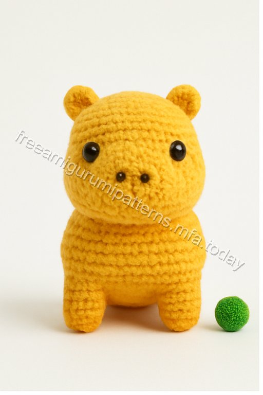 Amigurumi Capybara Free Pattern