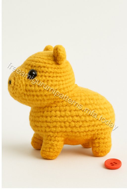 Amigurumi Capybara Free Pattern