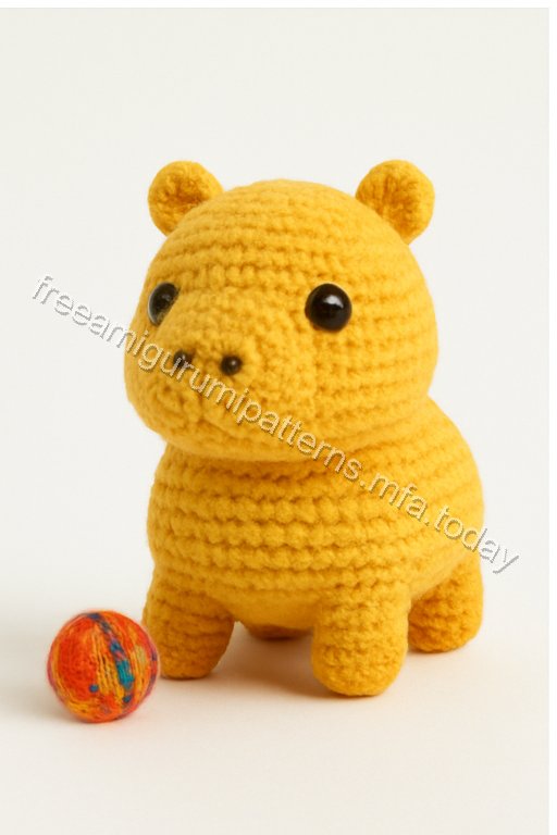 Amigurumi Capybara Free Pattern