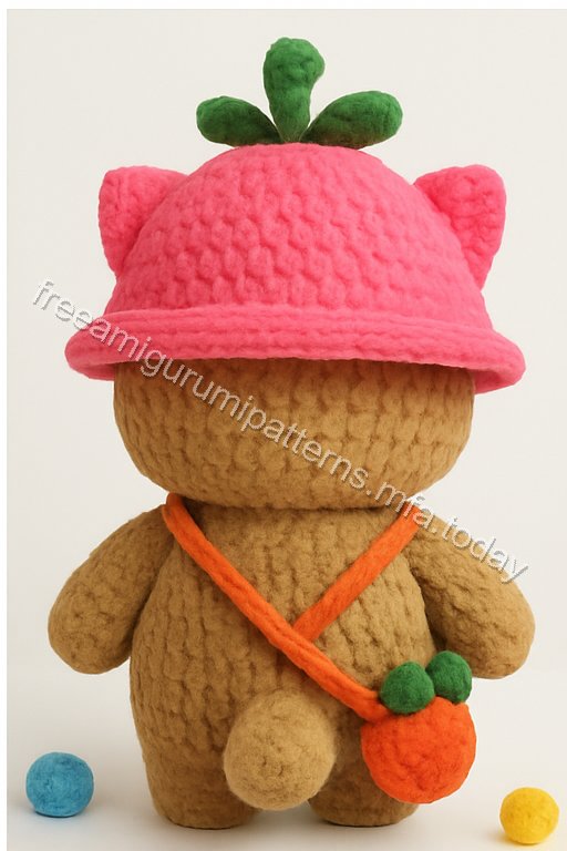 Amigurumi Harvest Carrot Cat Free Pattern