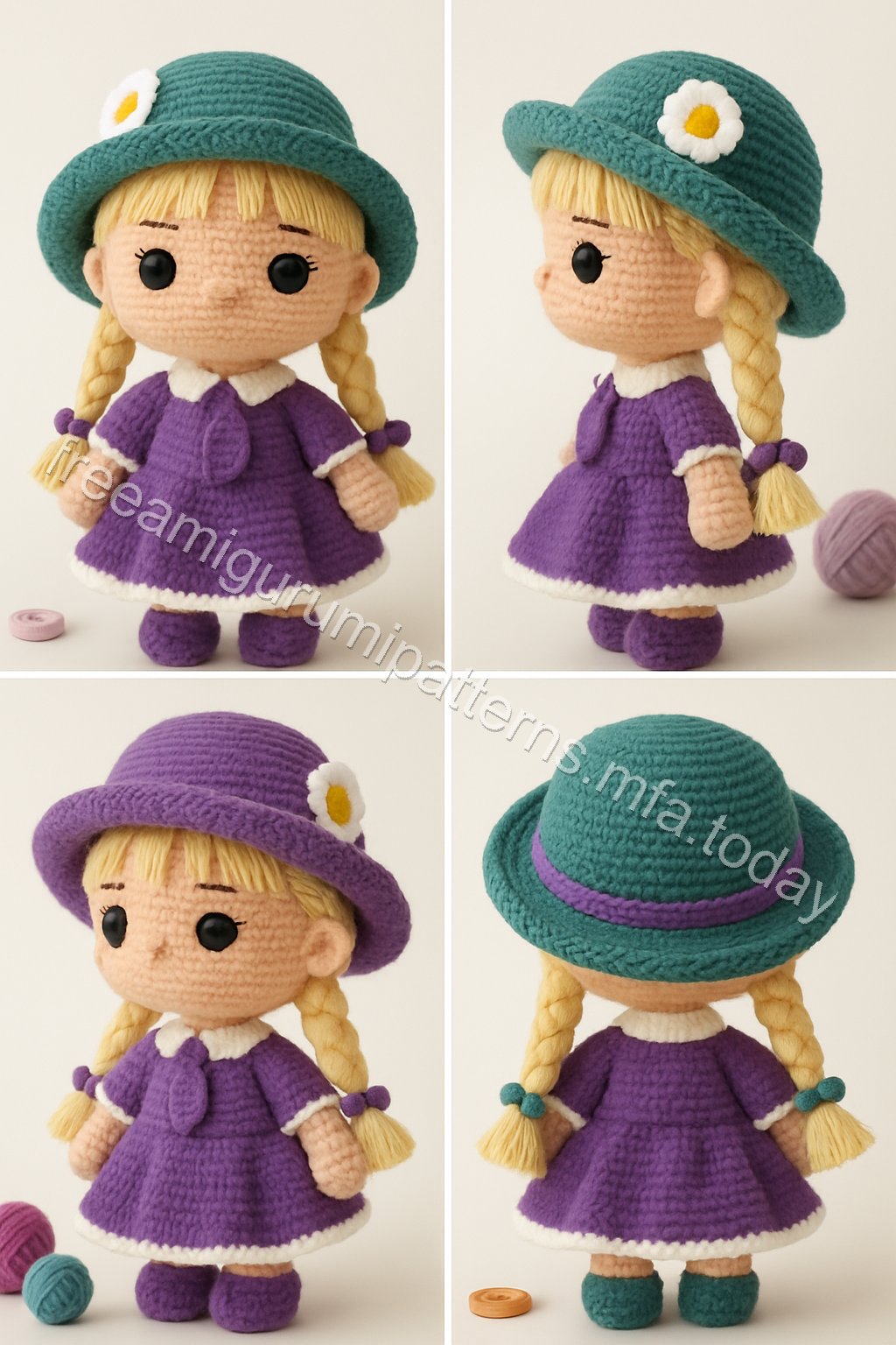 Amigurumi Daisy Free Pattern