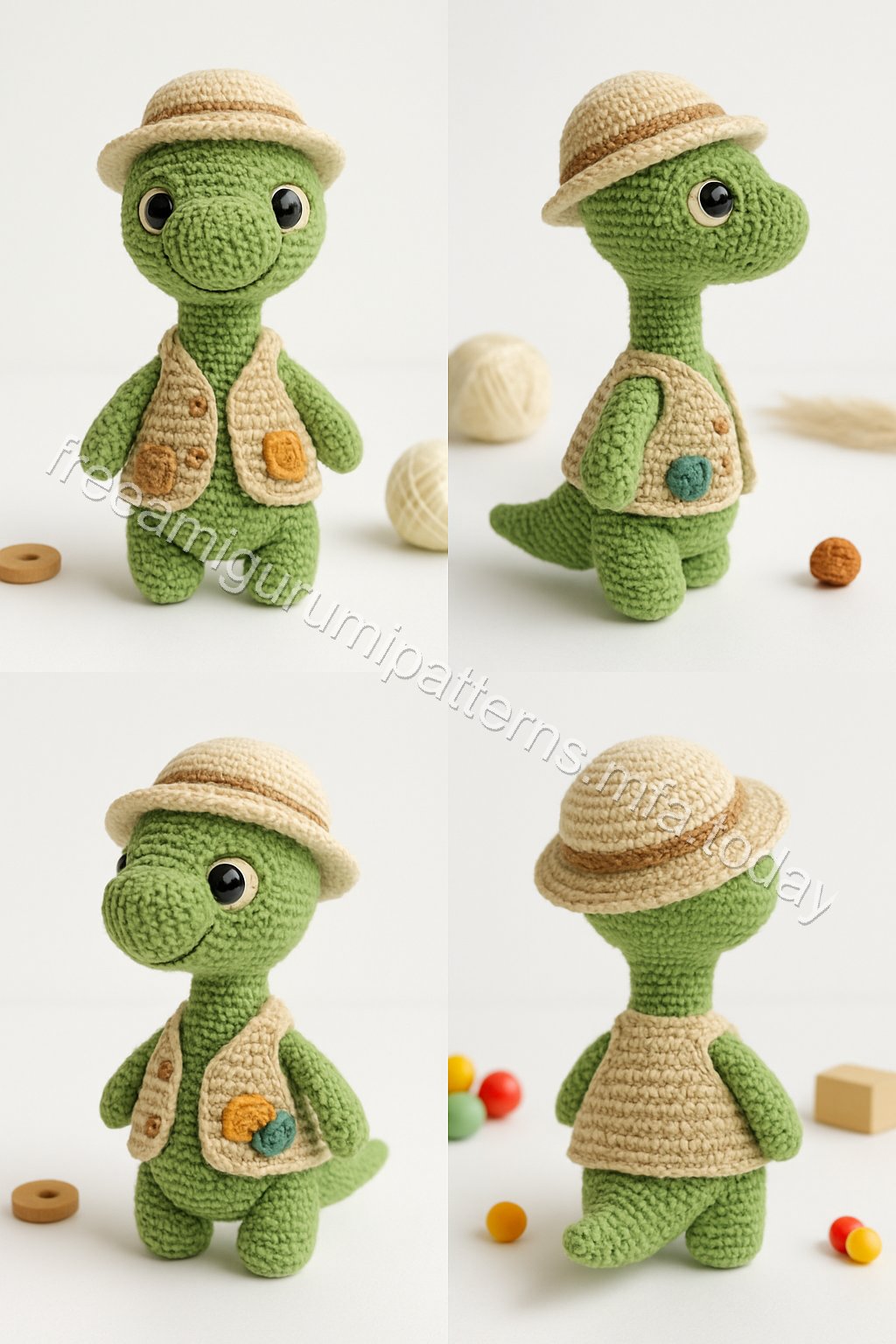 Amigurumi Atlas Dinosaur Free Pattern
