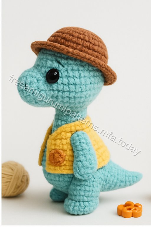 Amigurumi Atlas Dinosaur Free Pattern