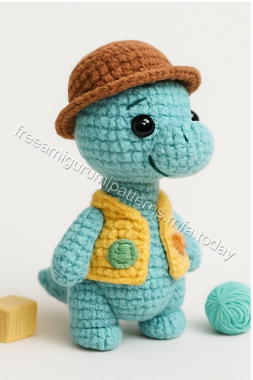 Amigurumi Atlas Dinosaur Free Pattern