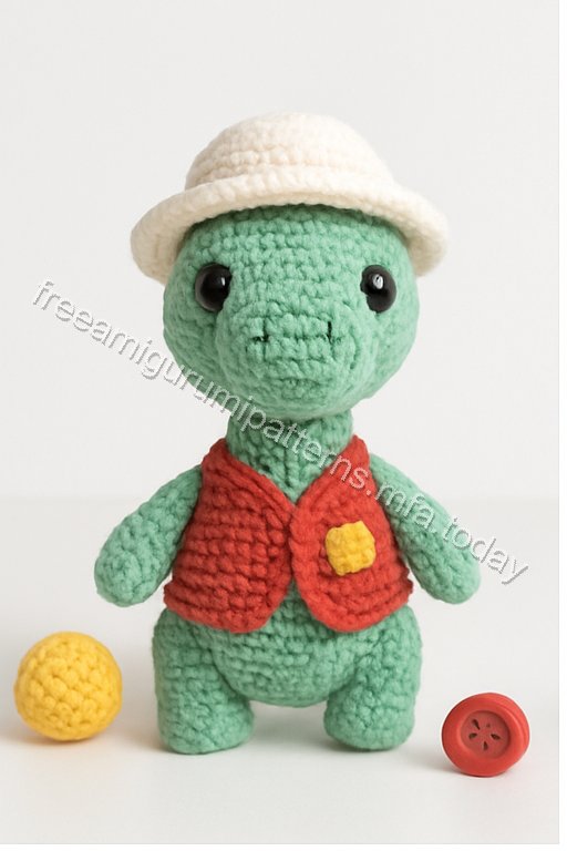 Amigurumi Atlas Dinosaur Free Pattern