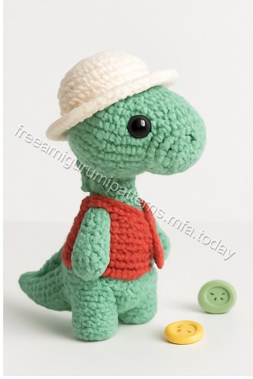 Amigurumi Atlas Dinosaur Free Pattern