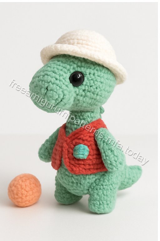 Amigurumi Atlas Dinosaur Free Pattern
