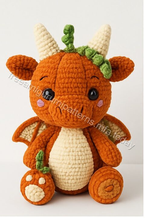 Amigurumi Autumn Dragon Free Pattern - dragon-q1p1.jpg