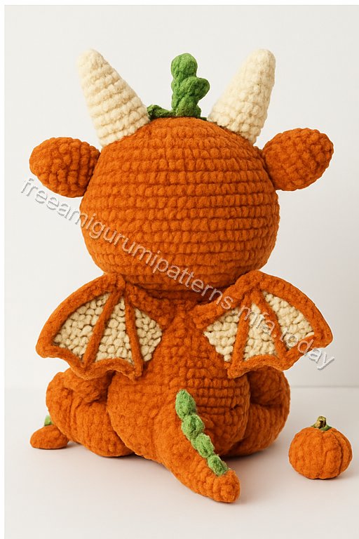 Amigurumi Autumn Dragon Free Pattern